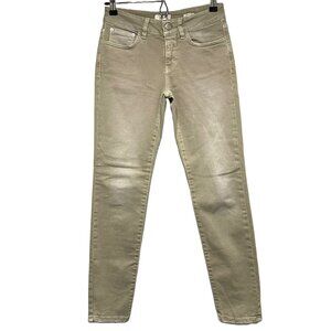 CLOSED Women's Baker Slim Leg Mid Rise Jeans, 24, gray, light‎ distressing, EUC